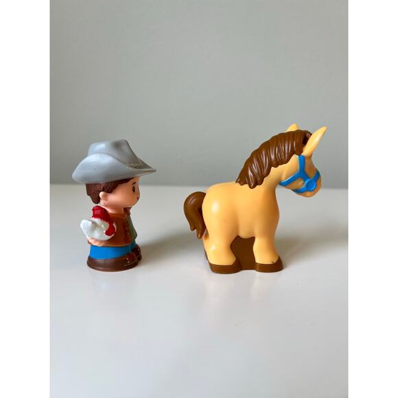 Fisher-Price Little People Farmer & Horse Animal Figure - Picture 4 of 5